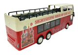 Fjärrstyrd dubbeldäckarbuss 1:18 med ljus/ljud 2,4 GHz 34 cm
