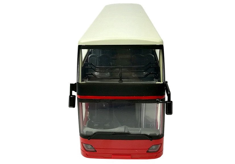 Fjärrstyrd dubbeldäckarbuss 1:18 med ljus/ljud 2,4 GHz 34 cm
