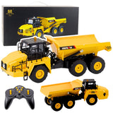Fjärrstyrd dumper Huina 1553 1:16 2.4GHz 7.4V batteri gul/svart