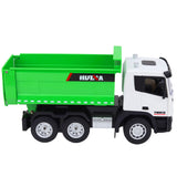 Fjärrstyrd dumpertruck 1:18 2.4 GHz med ljus/ljud och lyftbar flak