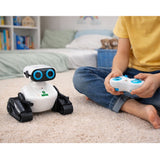 Fjärrstyrd interaktiv robot 2.4 GHz med larvdrift, musik & LED-ögon