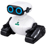 Fjärrstyrd interaktiv robot 2.4 GHz med larvdrift, musik & LED-ögon