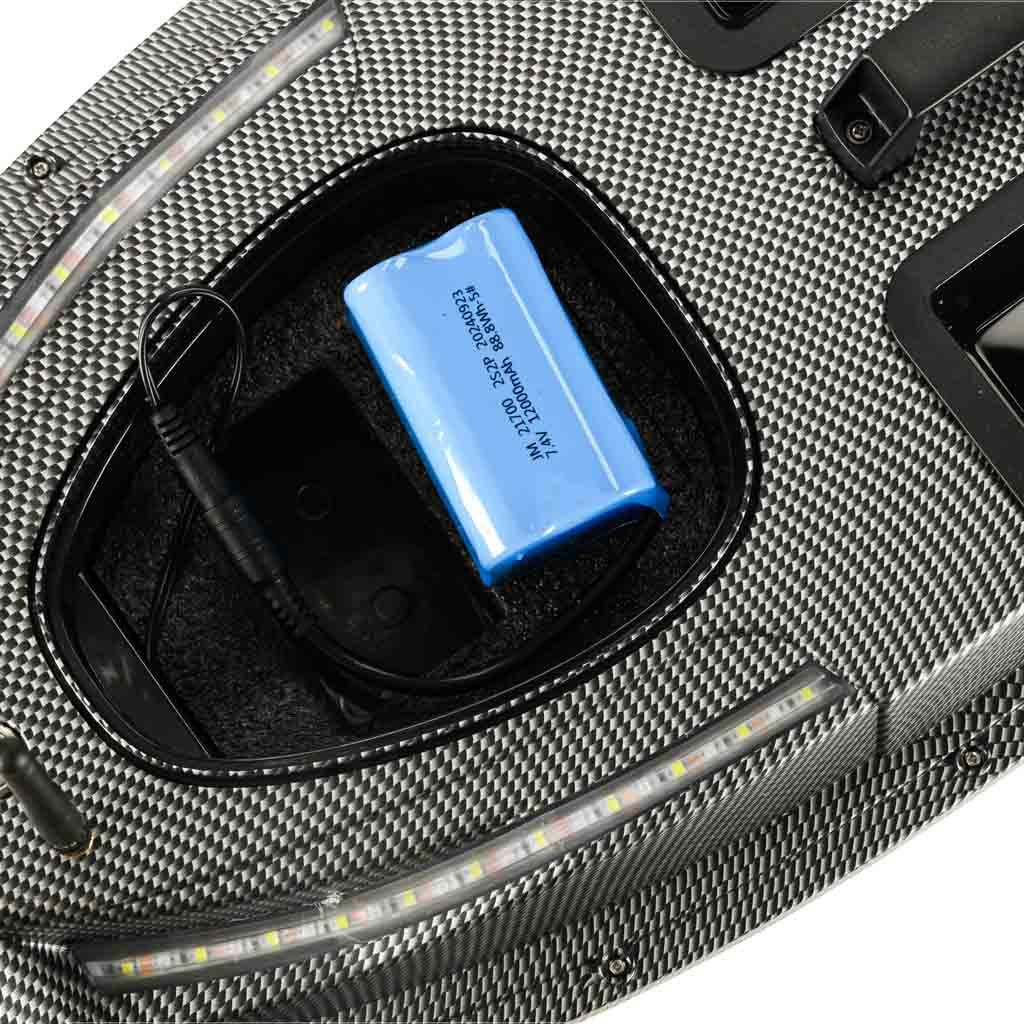 Fjärrstyrd isfiskebåt med GPS 500 m räckvidd 2 motorer 1,5 kg