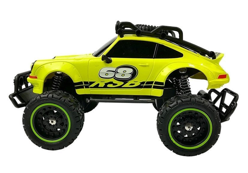 Fjärrstyrd off-road bil 1:18 2.4 GHz med ljus, från 6 år