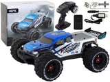 Fjärrstyrd off-road bil 4WD blå 1400 mAh LED-ljus USB-laddare