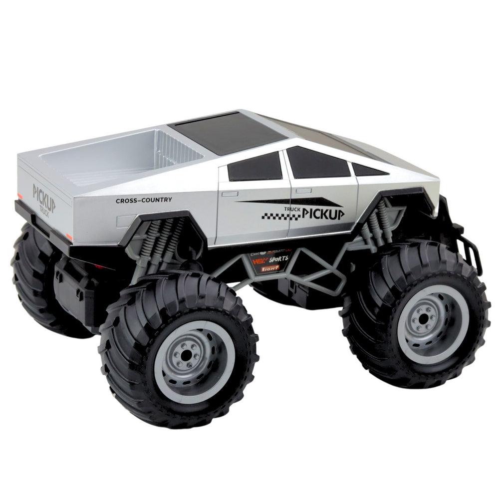 Fjärrstyrd off-road pickup 1:16 med LED & sprayeffekt, USB-laddad