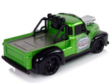 Fjärrstyrd pickup truck 1:18 grön 24 cm, 6+ år