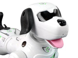 Fjärrstyrd robot-hund interaktiv med ljusögon och ångeffekt 25 cm