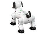 Fjärrstyrd robot-hund interaktiv med ljusögon och ångeffekt 25 cm