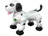 Fjärrstyrd robot-hund interaktiv med ljusögon och ångeffekt 25 cm