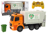 Fjärrstyrd sopbil 40 cm 2.4 GHz med ljus/ljud och rörlig container