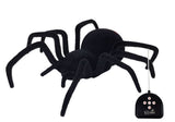 Fjärrstyrd spindel Black Widow 30 cm med lysande ögon 27 MHz