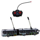 Fjärrstyrd stadsbuss 36 cm med LED-ljus, 27 MHz, USB-laddning
