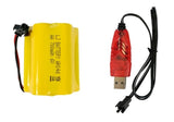 Fjärrstyrd terrängbil 4x4 2,4 GHz uppladdningsbar 180° volt