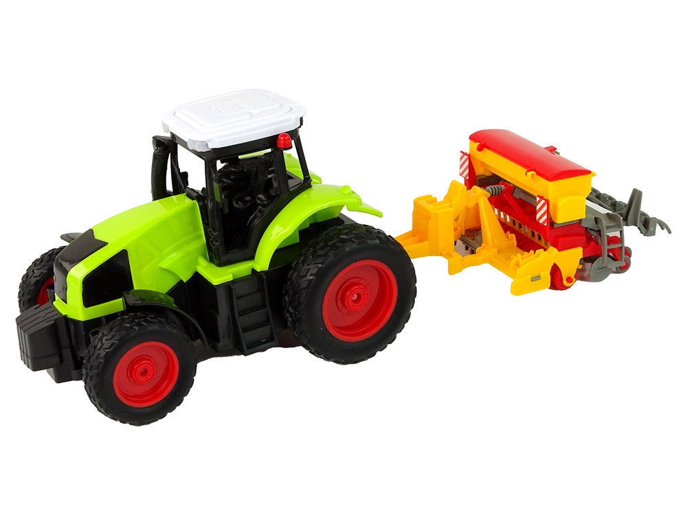 Fjärrstyrd traktor 1:16 med balpress, batteri 3,7V & laddare