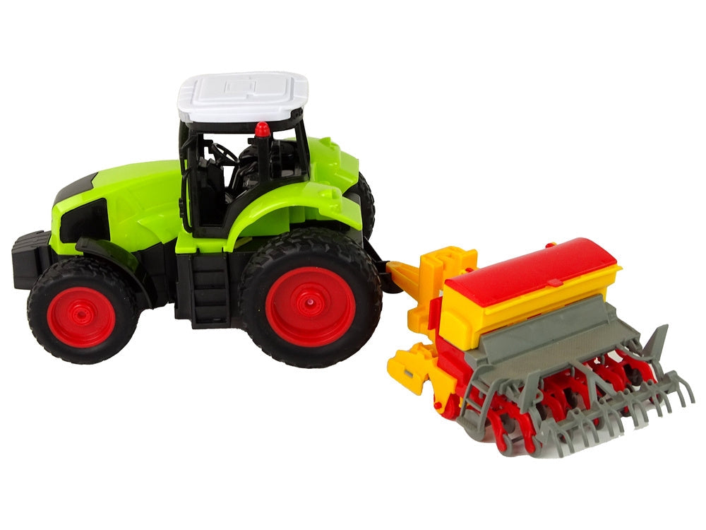 Fjärrstyrd traktor 1:16 med balpress, batteri 3,7V & laddare
