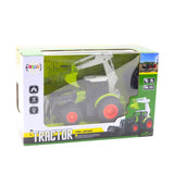 Fjärrstyrd traktor 1:24 med skopa & grävaggregat, 2.4GHz, USB