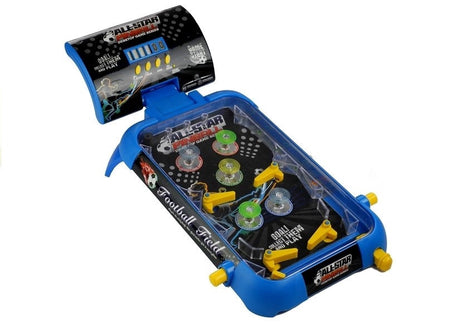 Flipperspel bordmodell med LCD-display och lampor, blå 53,5 cm