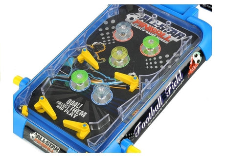 Flipperspel bordmodell med LCD-display och lampor, blå 53,5 cm