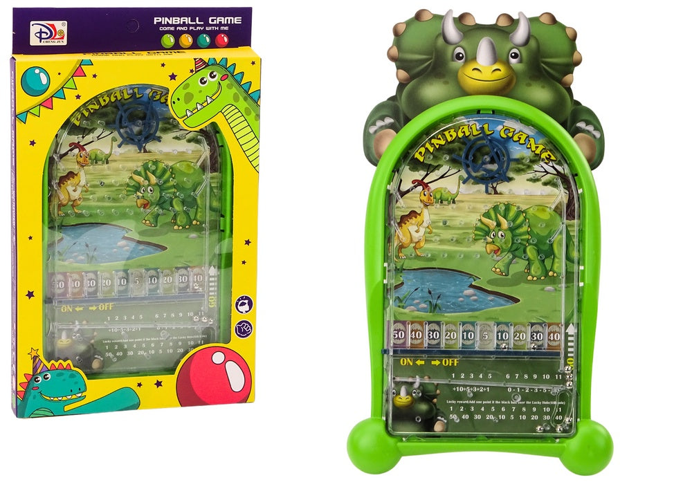 Flipperspel dinosaurie för barn 3+ 28x20 cm med ställning