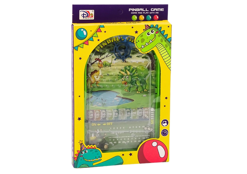 Flipperspel dinosaurie för barn 3+ 28x20 cm med ställning
