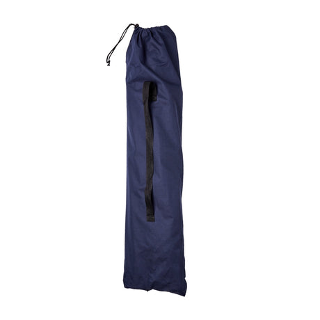 Fällbar campingbädd 190,5x70,5 cm stålram 150 kg mörkblå med väska