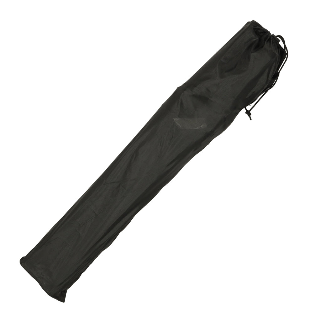 Fällbar campingstol svart Oxford 600D med transportväska 95 kg
