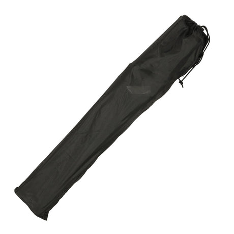Fällbar campingstol svart Oxford 600D med transportväska 95 kg