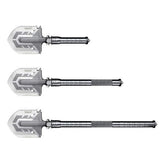 Fällbar multiverktygsspade 16-i-1 med 2 nylonfodral, aluminium/rostfritt