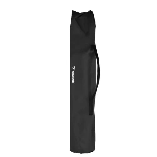 Fällsäng camping 189x70 cm 110 kg med transportväska svart