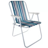 Fällstol campingstol Bergamo förstärkt sits 50x43x75 cm