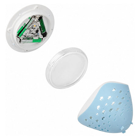 Flytande LED-vattenlampa IP68 med fiskmotiv, 6 lägen, AAA-batteri