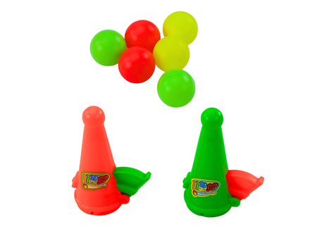 Fångstbollspel med 2 fångstkorgar och 6 bollar för barn 3+