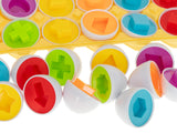 Formsorterare ägg 12 delar Montessori leksak 18 mån+