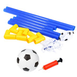 Fotbollsmål för barn 62x41 cm med boll och pump, plast/nät