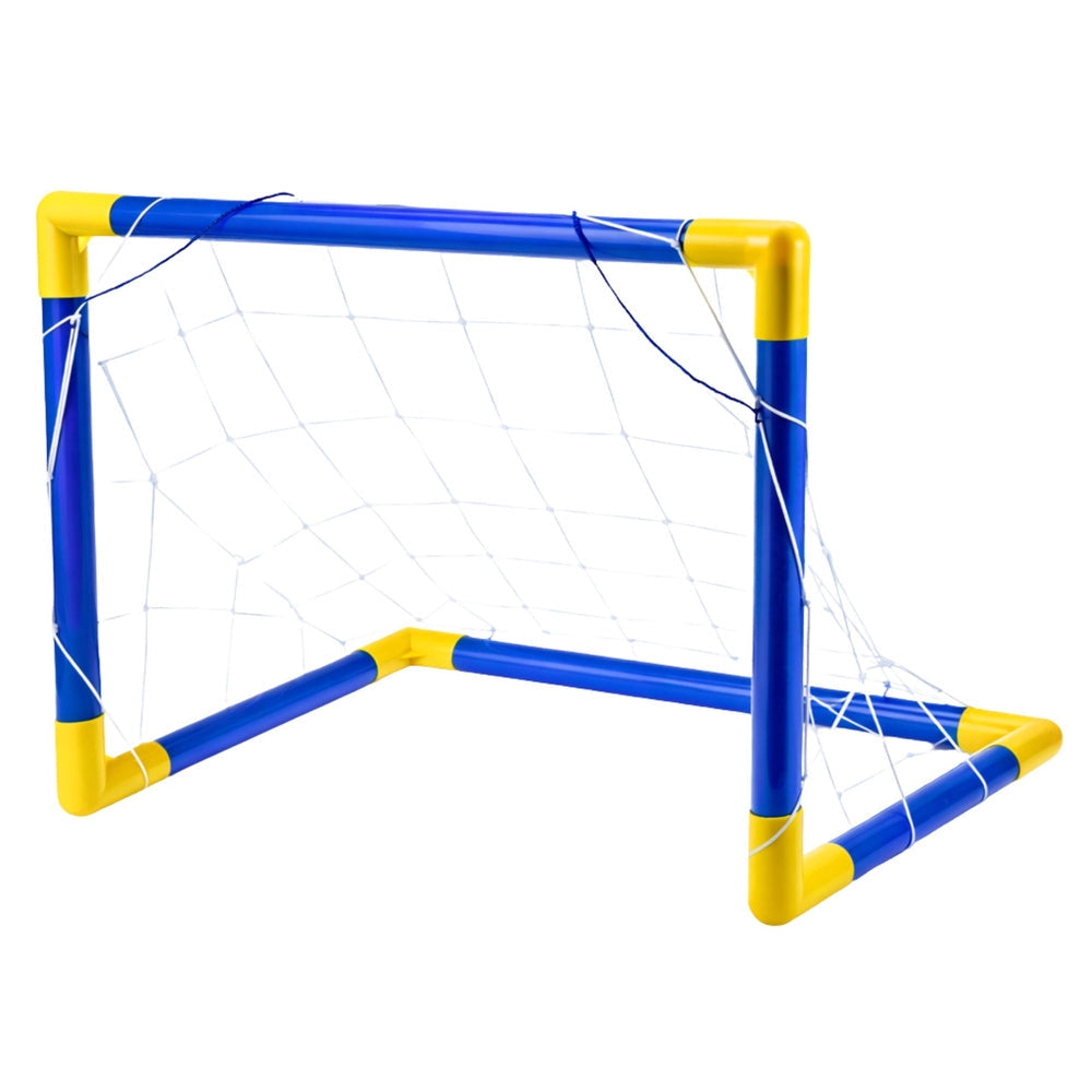 Fotbollsmål för barn 62x41 cm med boll och pump, plast/nät