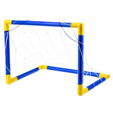 Fotbollsmål för barn 62x41 cm med boll och pump, plast/nät