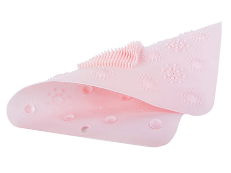 Fotmassage matta för dusch/badkar 41x32 cm PVC slumpfärg