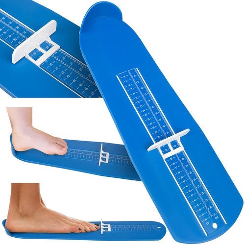Fotmåttband skostorleksmätare 9-31 cm (EU 15-48) för barn/vuxna