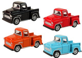 Friktionsdriven leksaksbil pickup 7,5 cm med gummidäck, 12-pack, färgval