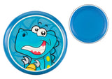 Frisbee i skum 20 cm med dinosauriemotiv blå, från 3 år