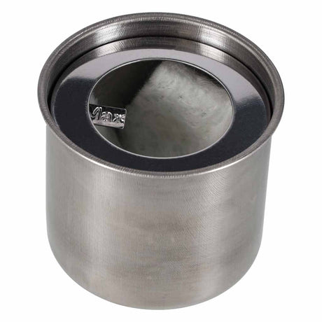 Fristående biokamin biofuel matt svart 27,5 cm med skyddsglas