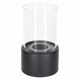 Fristående biokamin biofuel matt svart 27,5 cm med skyddsglas