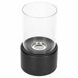 Fristående biokamin biofuel matt svart 27,5 cm med skyddsglas