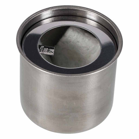 Fristående biokamin biofuel matt svart 27,5 cm med skyddsglas