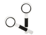 Förstoringsglas 16x med glaslins 35 mm svart/vit