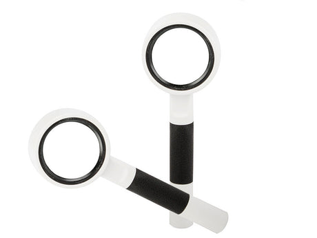 Förstoringsglas 16x med glaslins 35 mm svart/vit