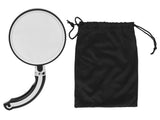Förstoringsglas 3,5x med glaslins 70 mm inkl etui svart/vit