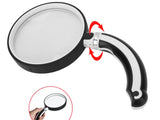 Förstoringsglas 3,5x med glaslins 70 mm inkl etui svart/vit