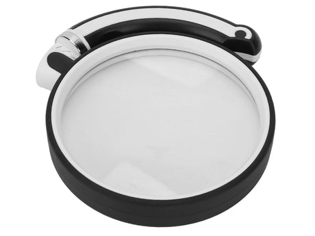 Förstoringsglas 3,5x med glaslins 70 mm inkl etui svart/vit